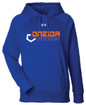 Under Armour Womens Rival Fleece hooded Sweatshirt (1379500) Royal