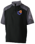 Raider Short Sleeve Pullover (Style 229545) Carbon Print/Black