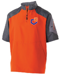 Raider Short Sleeve Pullover (Style 229545) Carbon print/Orange
