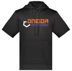 Wicking Fleece Short Sleeve Hoodie (Style 6871) Black
