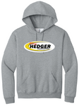 Jerzees hooded sweatshirt sport gray
