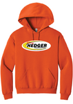 Jerzee hooded sweatshirt orange