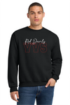 Jerzees Unisex Crewneck Sweatshirt Black 562m