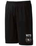 Black ST355 Sport Tek Athletic Shorts