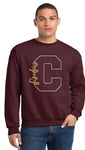 Jerzees Unisex Sweatshirt 562m Maroon