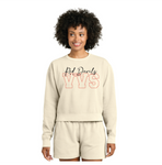 Comfort Colors Mid Length Crewneck sweatshirt Ivory 1566L