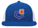 Premium M2 Performance Trucker FlexFit Cap (Style ES341) Royal/White/Royal