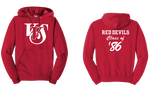 Jerzees Hooded Sweatshirt Red (996m)