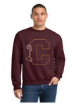 Jerzees Unisex Sweatshirt 562m Maroon CANASTOTA