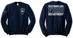 Navy Jerzees Crewneck sweatshirt 562m