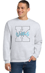 Jerzees Unisex Sweatshirt 562m Ash (Middle Wildcats)