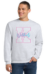 Jerzees Unisex Sweatshirt 562m Ash (Middle Wildcats)