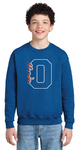 Youth Jerzees Crewneck Sweatshirt 562B Royal