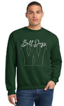 Jerzees Unisex Crewneck Sweatshirt Forest Green