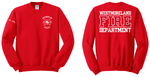 True Red Jerzees Crewneck Sweatshirt 562m